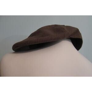 Newsboy Flat Hat Men Brown Duck Bill Driving Cap Large Classic Retro